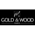 gold and wood logo
